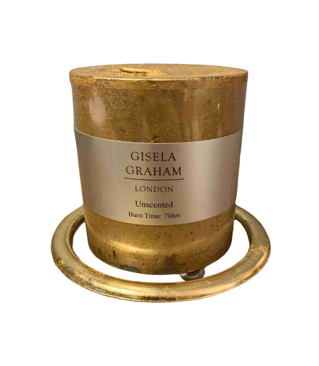 gisela graham gold candle