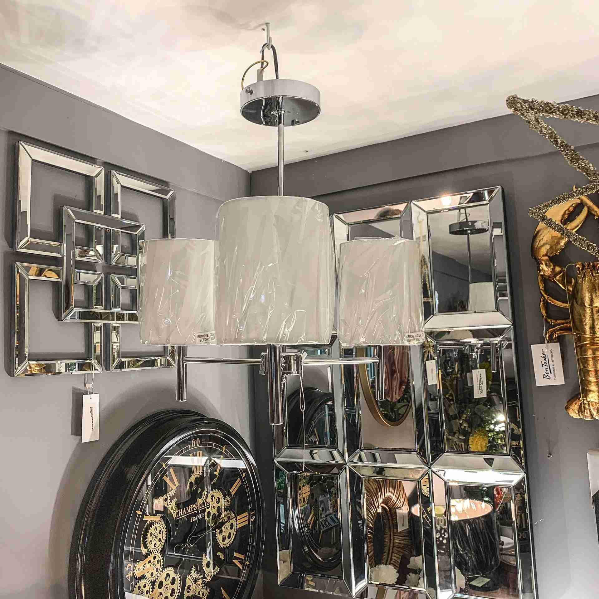 Vogue Silver Trio Ceiling Lamp Vogue silver trio ceiling lamp - image 2