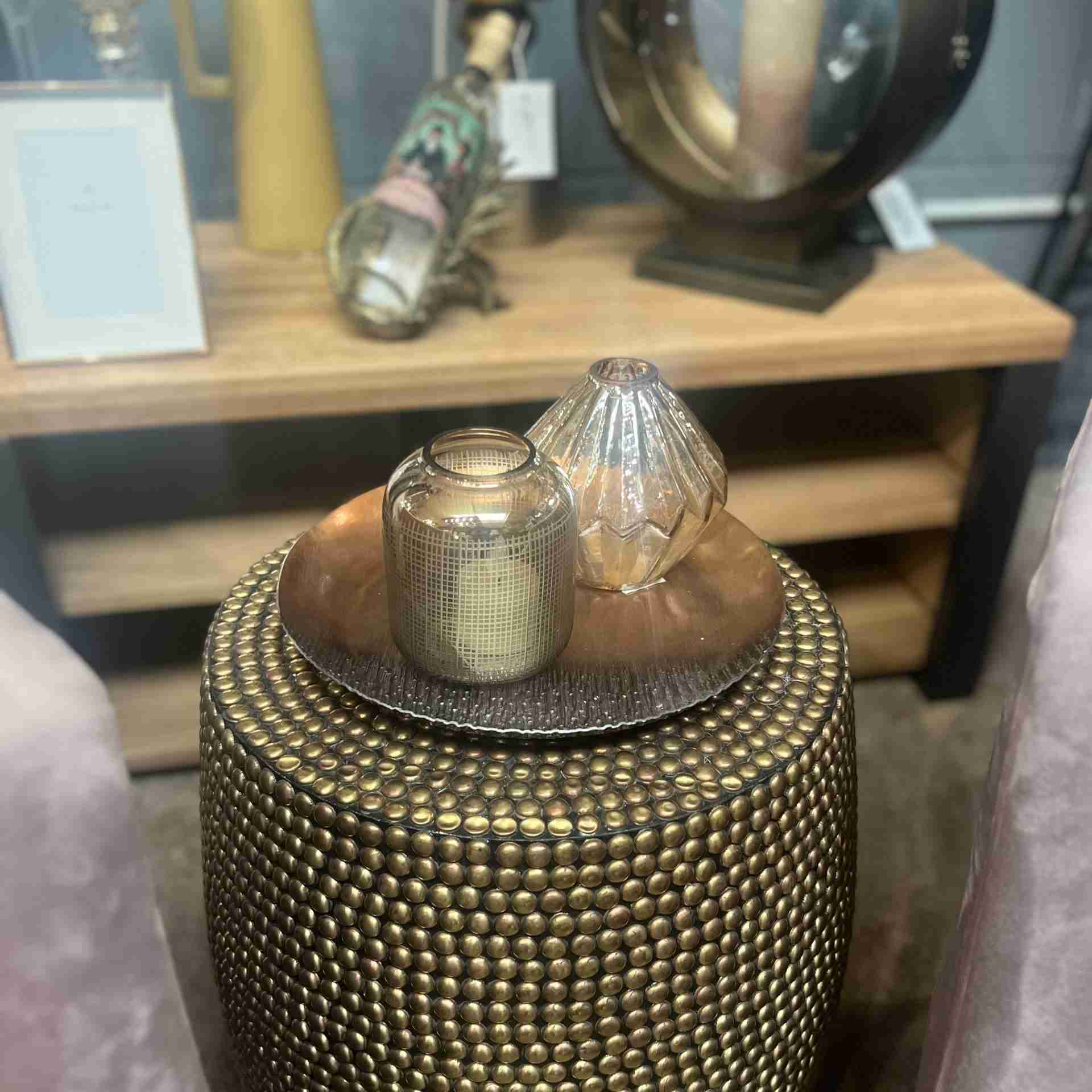 Copper/Bronze Lesky Round Dish Copper/bronze lesky round dish - image 3