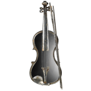 Statement mirror violin wall decoration