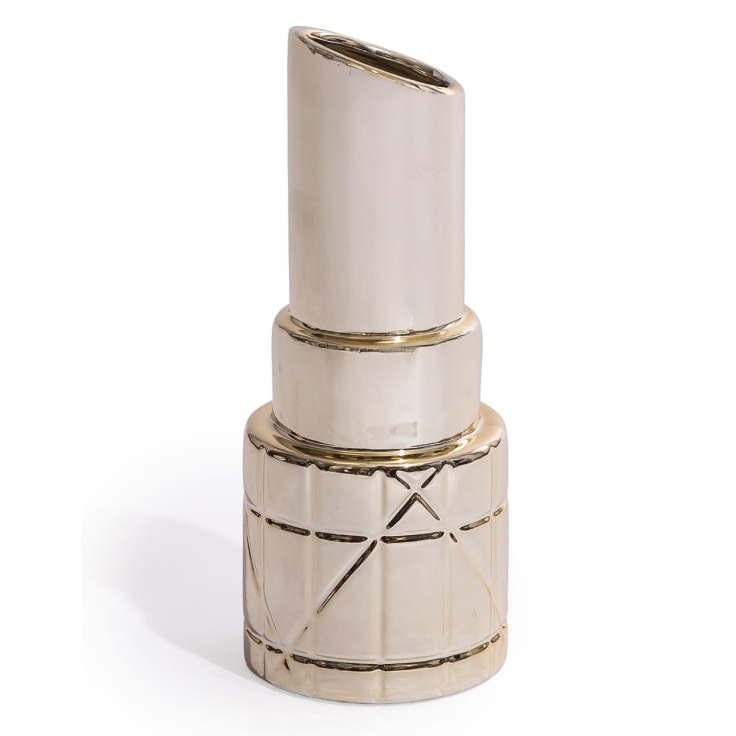 Electro Gold Lipstick Vase